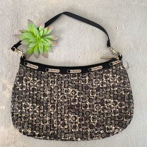 LeSportsac Bag Clutch ‘90s Black Sequins